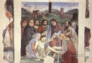 宗教的 Painting - 死んだキリストをめぐる哀歌 宗教家ドメニコ・ギルランダイオ